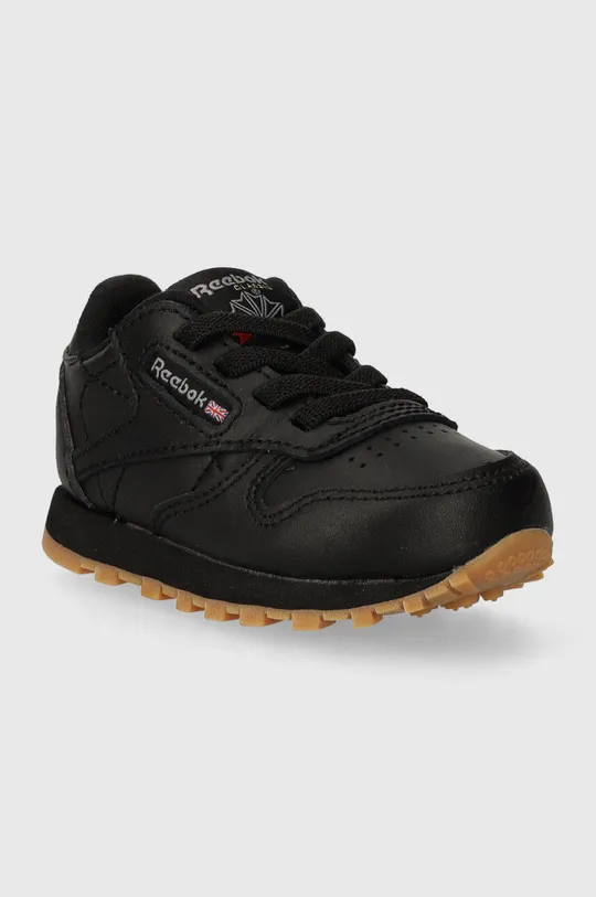 Παιδικά αθλητικά παπούτσια Reebok Classic CL LTHR μαύρο
