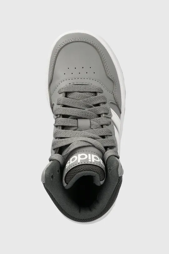 сірий Дитячі кросівки adidas Originals HOOPS MID 3.0 K