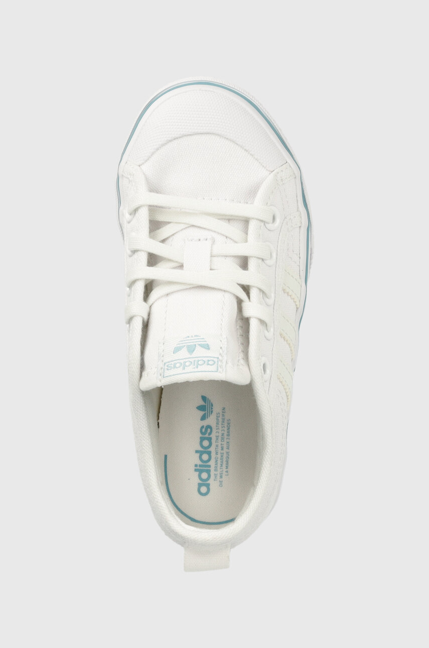 bela Otroške teniske adidas Originals NIZZA PLATFORM C