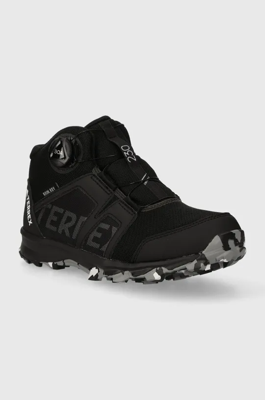 Detské topánky adidas TERREX IF7508 BOA MID R.RD CBLACK/FTWWHT čierna