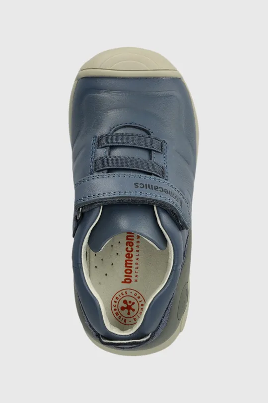 μπλε Παιδικά δερμάτινα αθλητικά παπούτσια Biomecanics