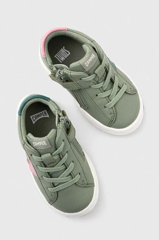 πράσινο Παιδικά δερμάτινα αθλητικά παπούτσια Camper K900338 TWS FW