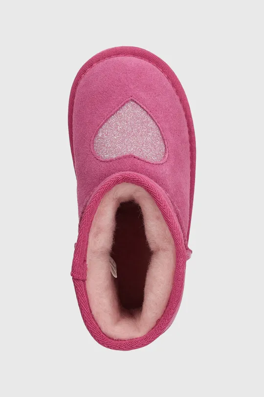roza Dječje cipele za snijeg od brušene kože Emu Australia K12958 Barton Heart