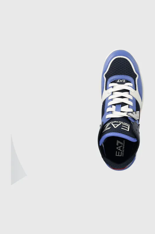 niebieski EA7 Emporio Armani sneakersy dziecięce