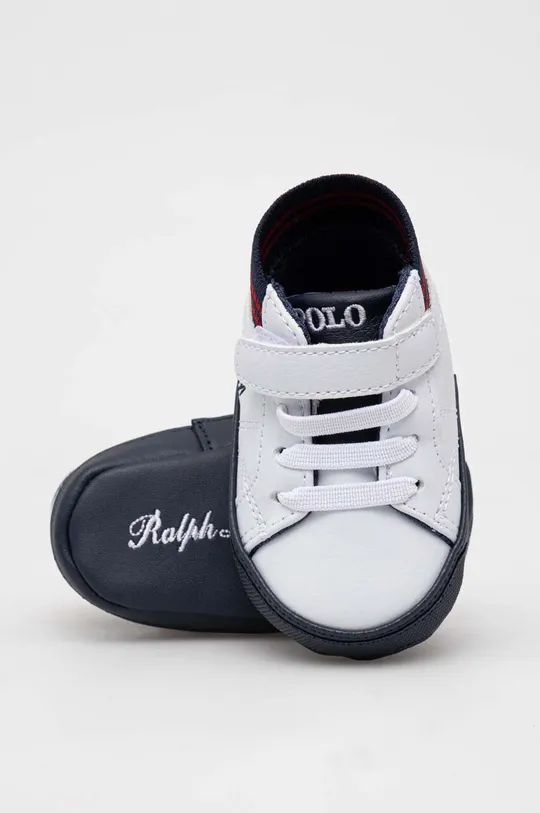 biały Polo Ralph Lauren buty niemowlęce