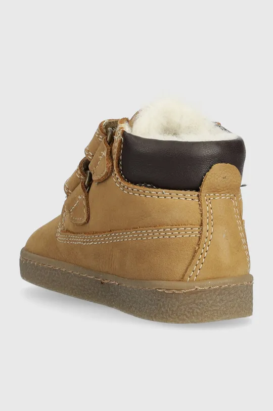 Primigi buty zimowe skórzane dziecięce Cholewka: Skóra naturalna Wnętrze: Wełna Podeszwa: Materiał syntetyczny 