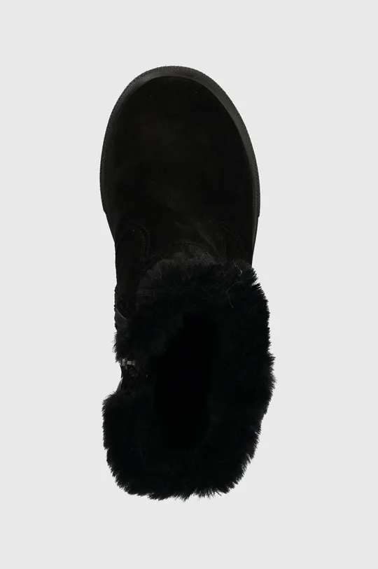 чёрный Детские замшевые зимние ботинки Primigi