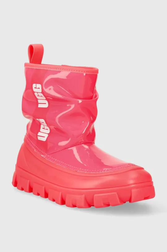 Παιδικές μπότες χιονιού UGG KIDS CLASSIC BRELLAH MINI ροζ