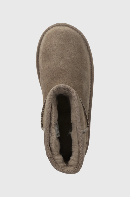 UGG cizme de zapada din piele intoarsa CLASSIC MINI PLATFORM gri 1143700K