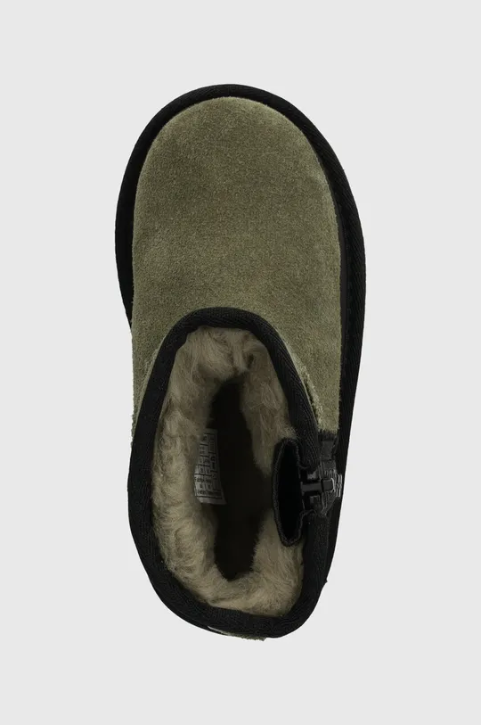 πράσινο Παιδικές χειμερινές μπότες UGG T CLASSIC MINI ZIPPER TAPE LOGO