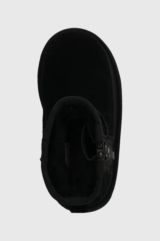 μαύρο Παιδικές χειμερινές μπότες UGG T CLASSIC MINI ZIPPER TAPE LOGO