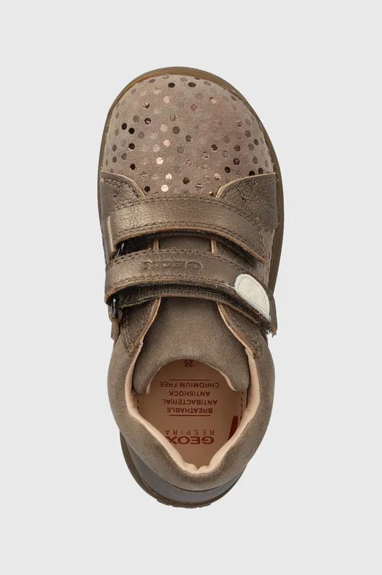 marrone Geox scarpe basse in pelle bambini