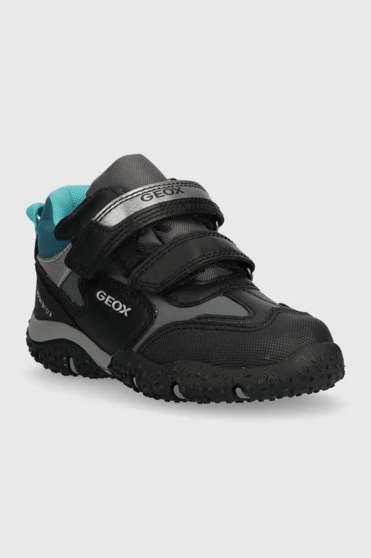 Detské zimné topánky Geox čierna