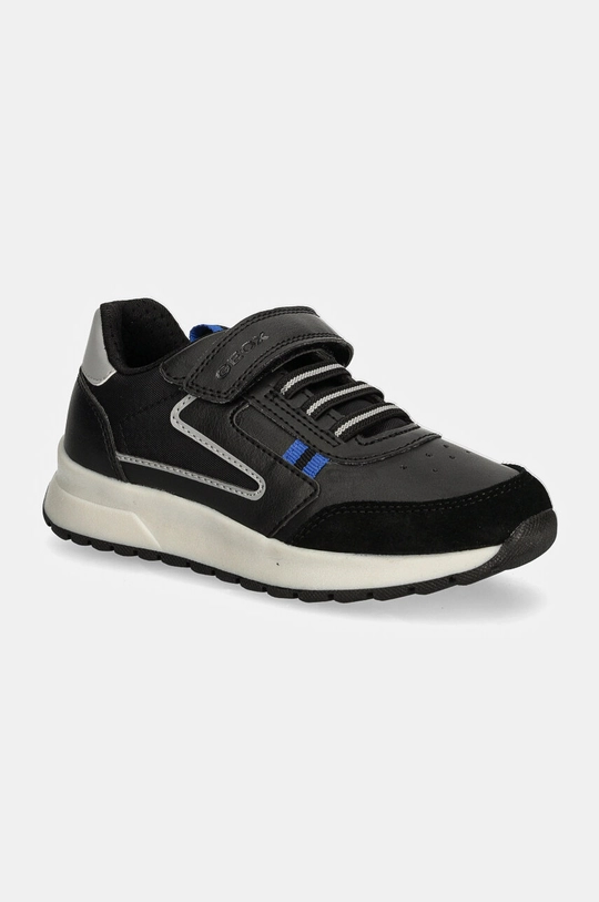 Geox sneakers pentru copii imitatie de piele intoarsa negru J36GMA.054FU.28.35