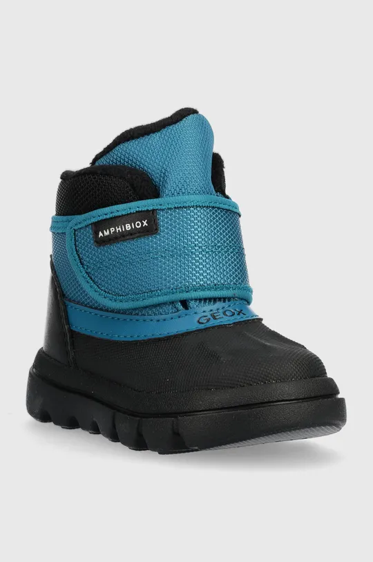 Detské zimné topánky Geox B365BD 0FUCE B WILLABOOM B AB modrá