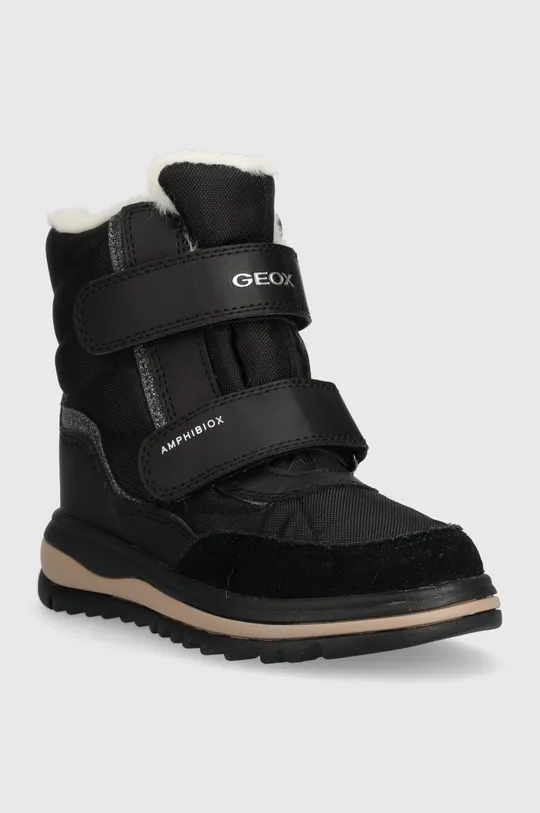 Detské zimné topánky Geox J36EWB 054FU J ADELHIDE B AB čierna