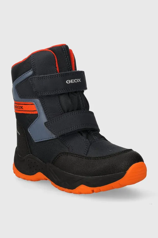 Παιδικές χειμερινές μπότες Geox J36FSA 0FUCE J SENTIERO B ABX σκούρο μπλε