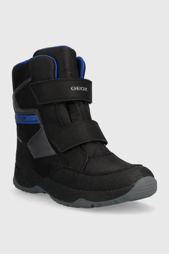 Παιδικές χειμερινές μπότες Geox J36FSA 0FUCE J SENTIERO B ABX μαύρο