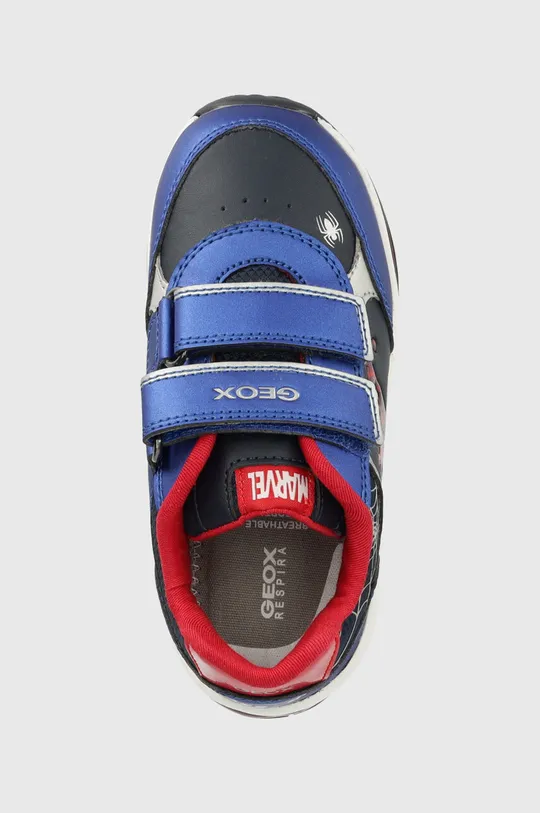 σκούρο μπλε Παιδικά αθλητικά παπούτσια Geox x Marvel, Spider-Man