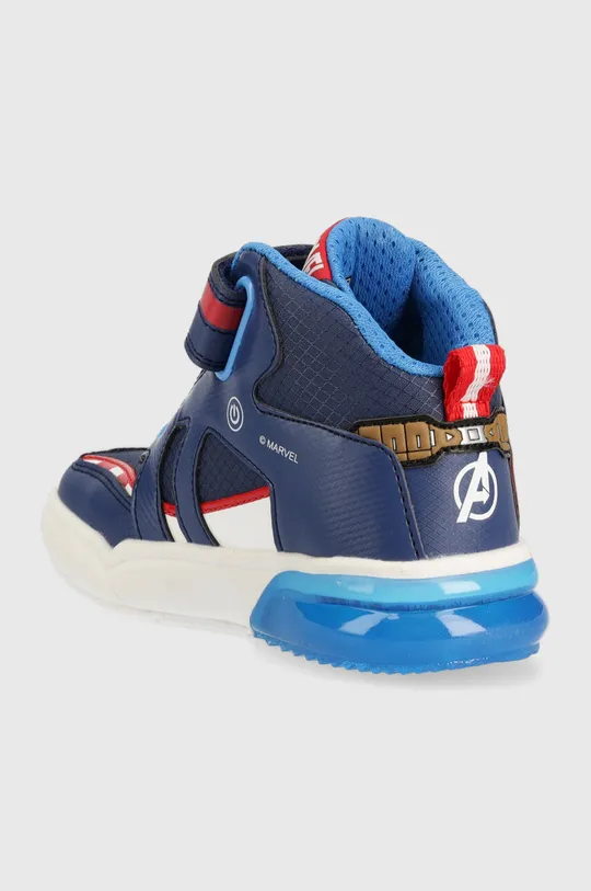 Παιδικά αθλητικά παπούτσια Geox x Marvel, Avengers  Πάνω μέρος: Συνθετικό ύφασμα, Υφαντικό υλικό Εσωτερικό: Υφαντικό υλικό Σόλα: Συνθετικό ύφασμα