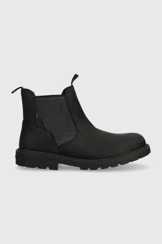 crna Dječje zimske cipele od brušene kože Geox J36EXB 00045 J SHAYLAX Dječji
