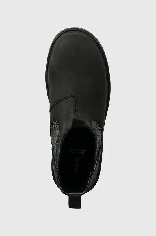 чёрный Детские замшевые зимние ботинки Geox J36EXB 00045 J SHAYLAX