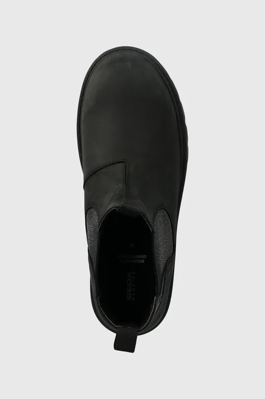 чорний Дитячі замшеві зимові черевики Geox J36EXB 00045 J SHAYLAX