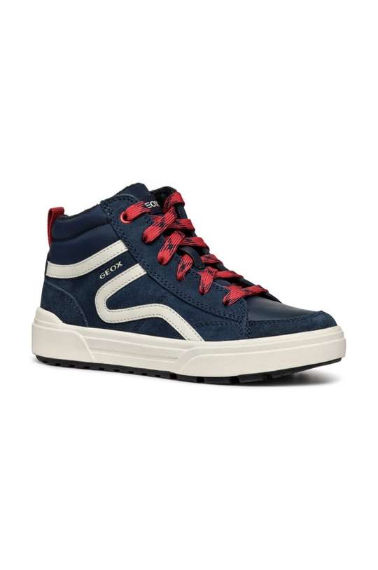 Geox sneakers pentru copii piele întoarsă albastru J36HAA.022FU.28.35