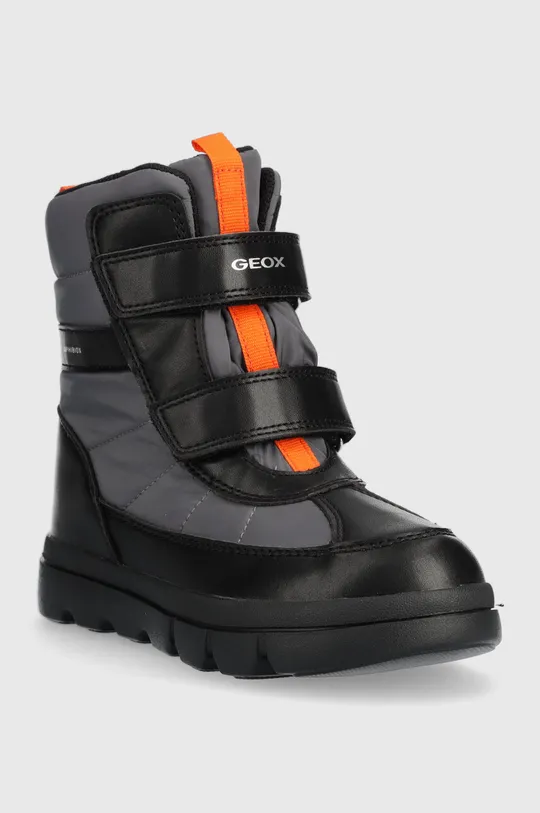 Παιδικές χειμερινές μπότες Geox J36LFB 0FU54 J WILLABOOM B AB μαύρο
