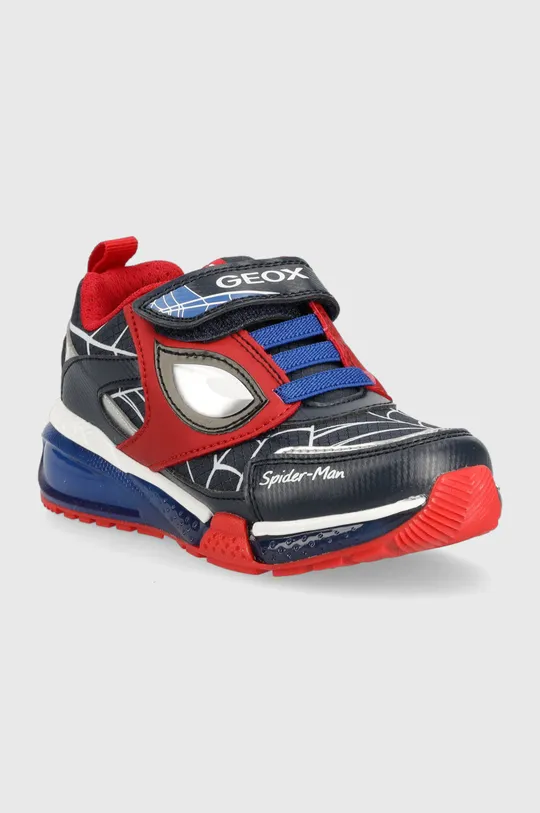 Παιδικά αθλητικά παπούτσια Geox x Marvel σκούρο μπλε