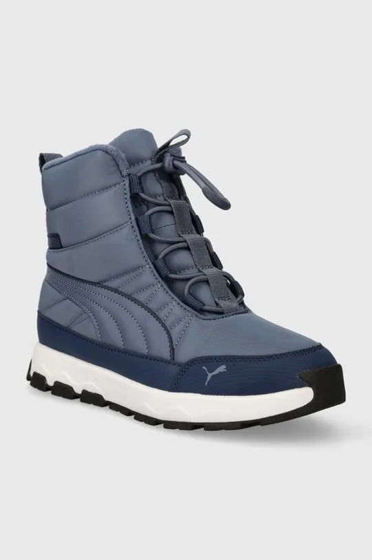 Παιδικές χειμερινές μπότες Puma Evolve Boot Jr μπλε