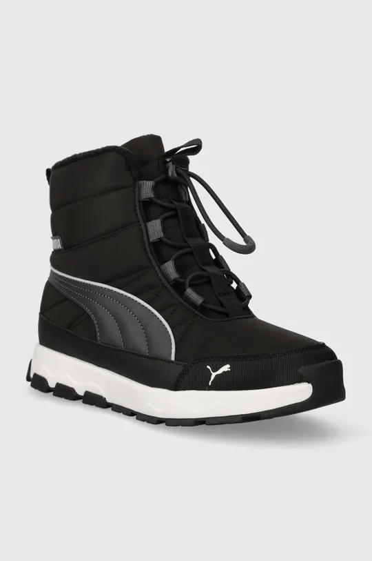 Παιδικές χειμερινές μπότες Puma Evolve Boot Jr μαύρο
