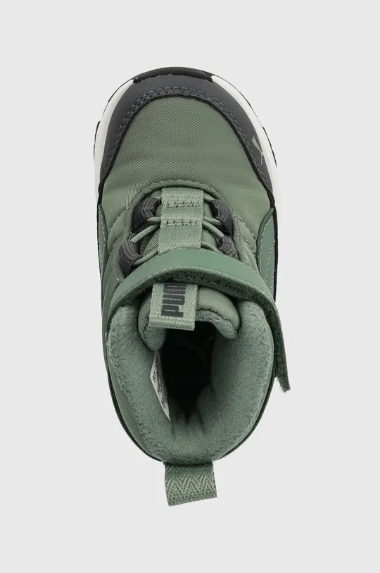 зелений Дитячі зимові черевики Puma Evolve Boot AC+ Inf