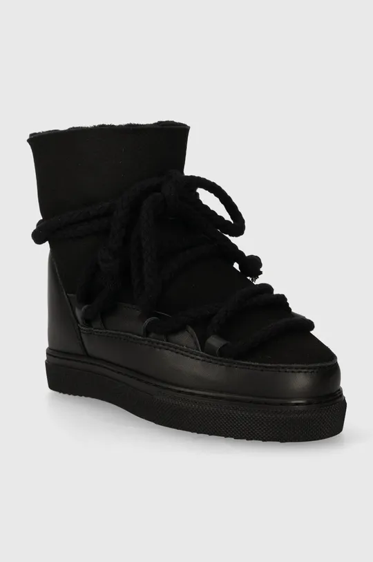 Παιδικές δερμάτινες μπότες χιονιού Inuikii μαύρο