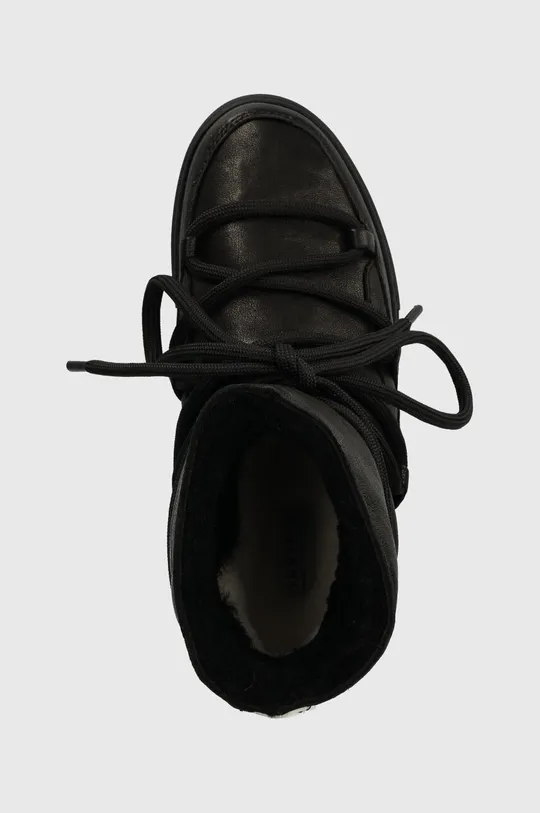 μαύρο Παιδικές δερμάτινες μπότες χιονιού Inuikii