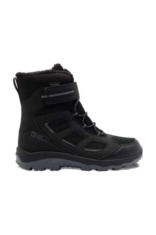 Детски зимни обувки Jack Wolfskin VOJO WT TEXAPORE HIGH с изолация черен 4054011