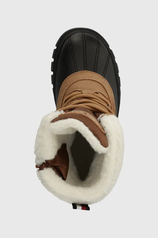 καφέ Παιδικές χειμερινές μπότες Tommy Hilfiger