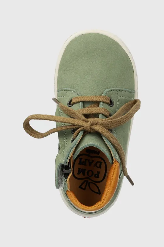 зелений Дитячі замшеві туфлі Pom D'api