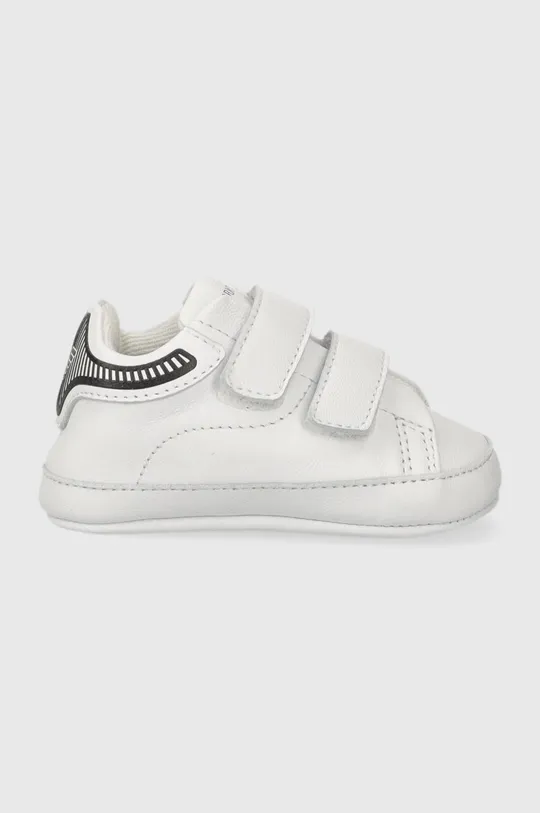 biały Emporio Armani sneakersy niemowlęce Dziecięcy