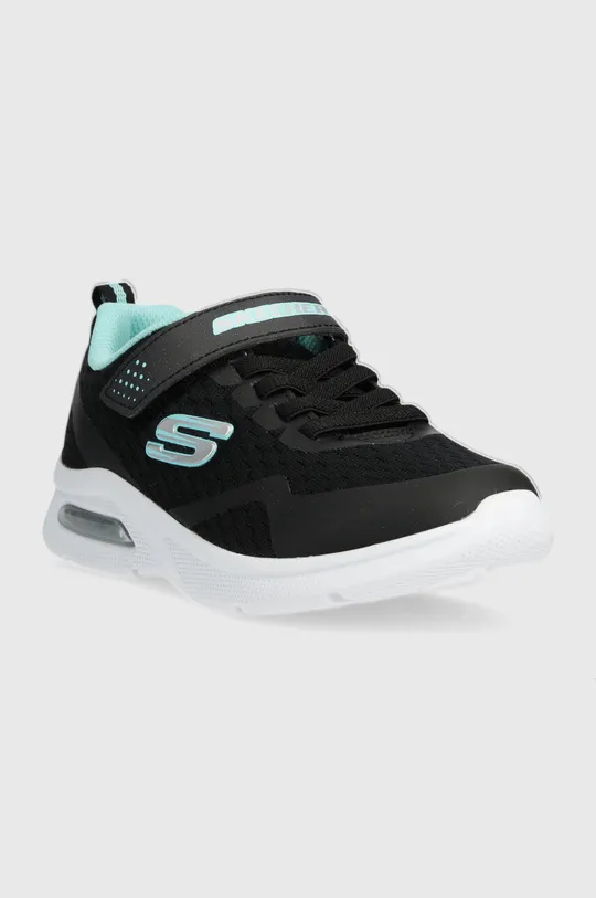 Skechers sneakersy dziecięce MICROSPEC czarny
