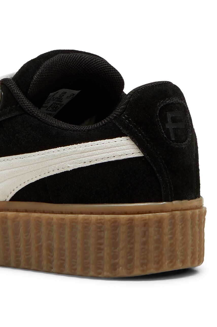 Puma sneakersy zamszowe dziecięce CREEPER PHATTY PS kolor czarny