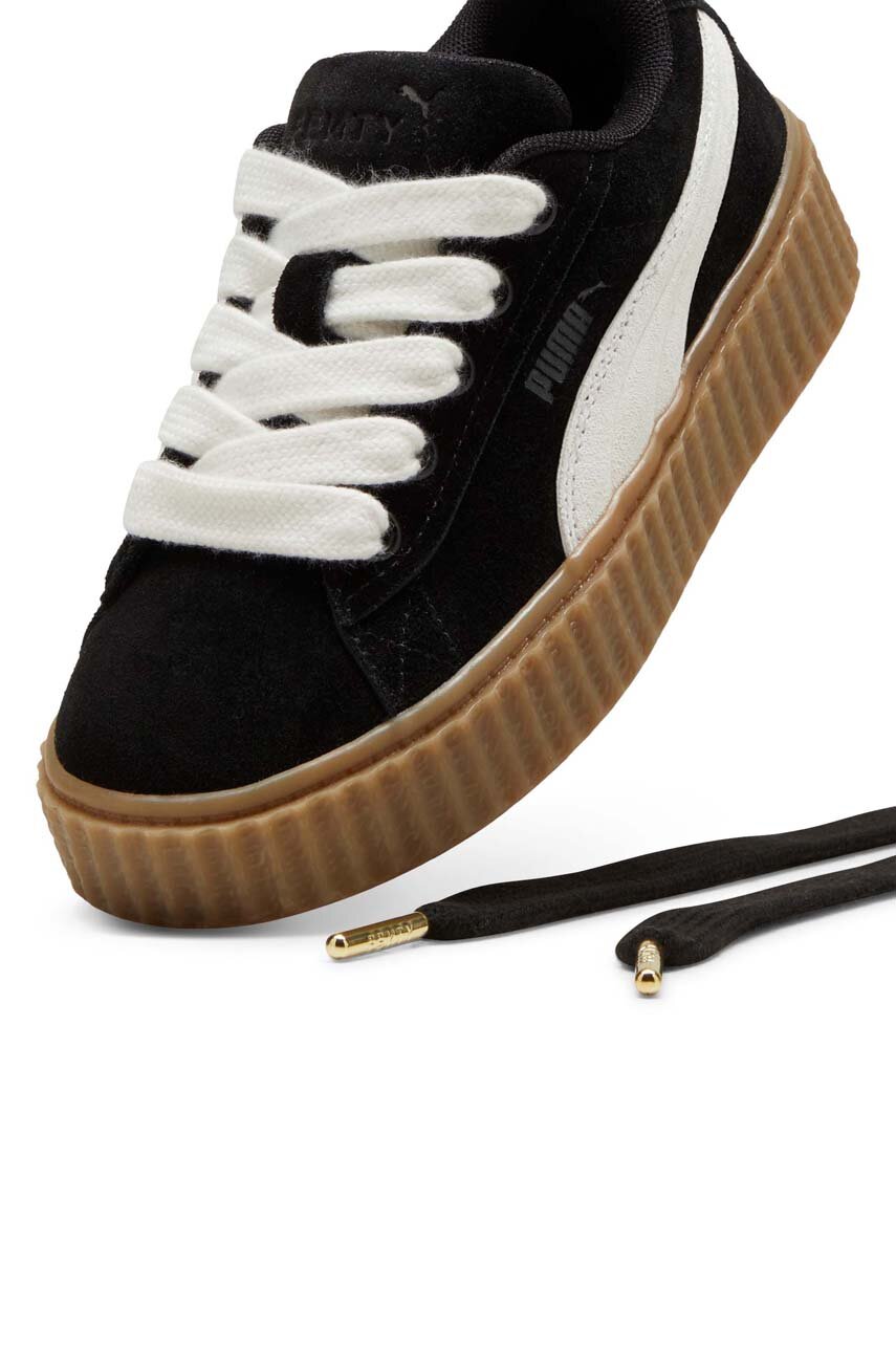 Puma sneakersy zamszowe dziecięce CREEPER PHATTY PS kolor czarny