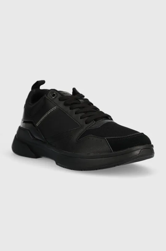Calvin Klein sneakers LOW TOP LACE UP MIX nero