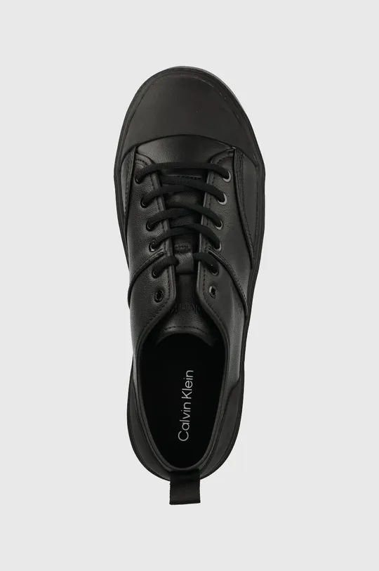 чорний Шкіряні кросівки Calvin Klein LOW TOP LACE UP LTH