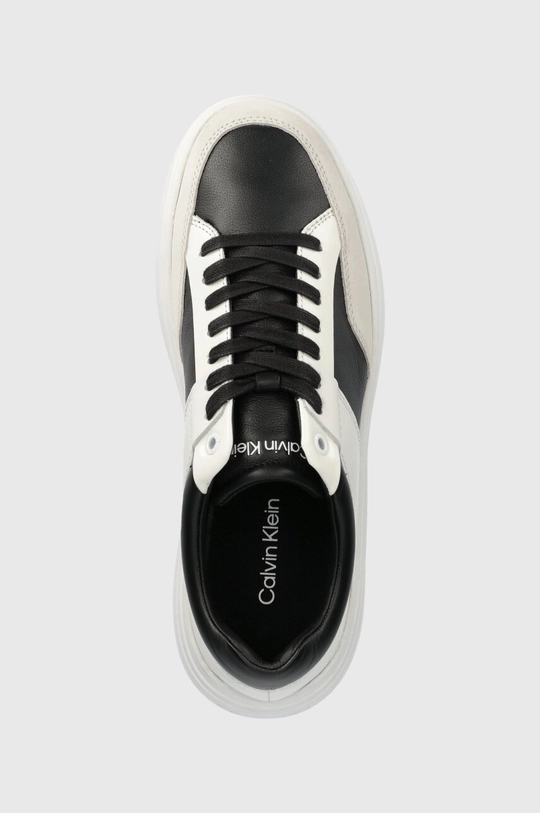 biały Calvin Klein sneakersy skórzane LOW TOP LACE UP LTH