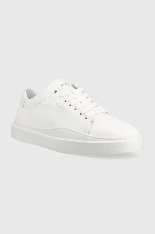 Calvin Klein sneakers LOW TOP LACE UP LTH bianco