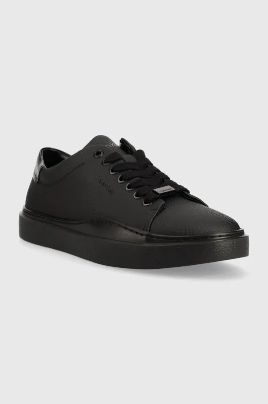 Tenisice Calvin Klein LOW TOP LACE UP LTH crna