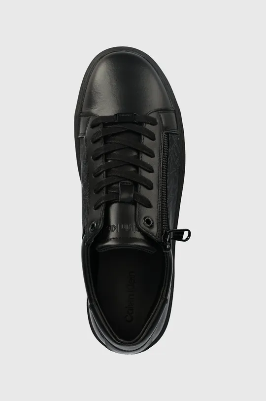 czarny Calvin Klein sneakersy LOW TOP LACE UP W/ZI