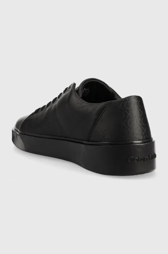 Usnjene superge Calvin Klein LOW LACE UP LTH MONO  Zunanjost: Naravno usnje Notranjost: Naravno usnje Podplat: Sintetični material