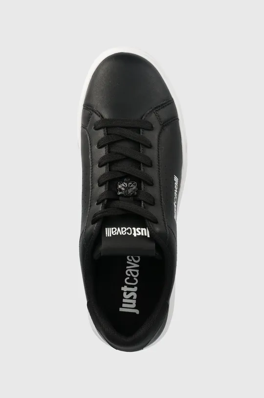 μαύρο Δερμάτινα αθλητικά παπούτσια Just Cavalli